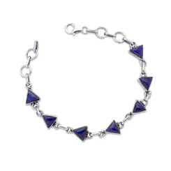 Pulseira Prata Pedra Natural
