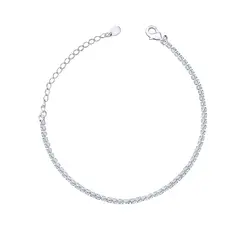 Pulseira Prata Leve Riviera Zircônia P