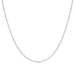 Gargantilha Prata Torcida 40cm 1,4mm