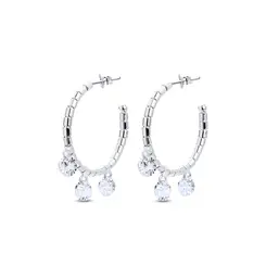 Brinco Prata Leve Encanto Argola