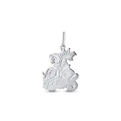 Pingente Prata São Jorge