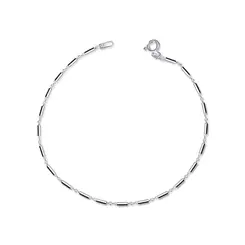 Pulseira Prata Canutilhos Diamantados