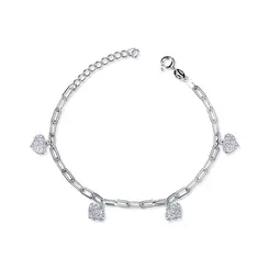 Pulseira Prata Com Zircônias