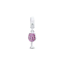 Berloque Prata Art Colection Taça Com Zircônias