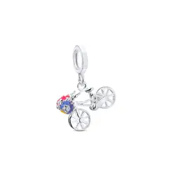 Berloque Prata Art Collection Bicicleta