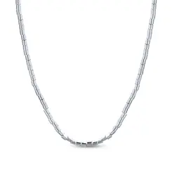Gargantilha Prata Leve Canutilhos 50 Cm