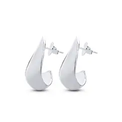 Brinco Prata Gota Lisa