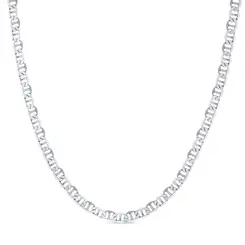 Corrente Prata Masculina Marina 70cm 4mm