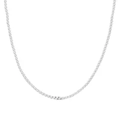 Corrente Prata Grumet 40cm 1,6mm