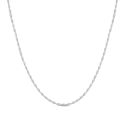 Gargantilha Prata Torcida 40cm 1,6mm