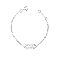 Pulseira Prata Sou Da Dinda