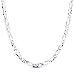 Corrente Prata Masculina Figaro 70cm 6mm
