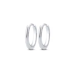 Brinco Prata Argola Lisa Click