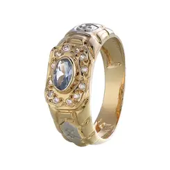 ANEL DE FORMATURA OURO 18K ZIRCÔNIA OVAL