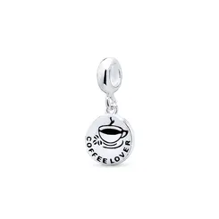 Berloque Prata Art Collection Coffe Lover