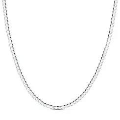 Corrente Prata Masculina Grumet 70cm 3mm
