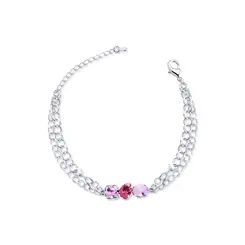 Pulseira Prata Leve Sun Rose