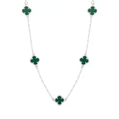 Choker Prata Leve Trevo