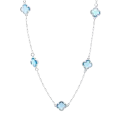 Choker Prata Leve Trevo