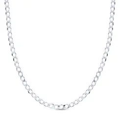 Corrente Prata Masculina Grumet 70cm 2mm