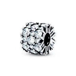 Berloque Prata Art Colection Zircônias Brancas