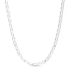Corrente Prata Masculina Elos Iguais 70cm 2mm
