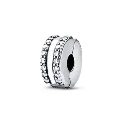 Berloque Prata Art Colection Aberto Redondo Com Zircônia Branca