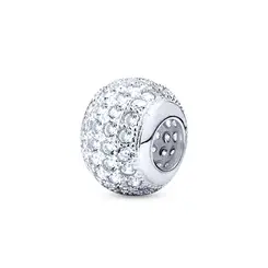 Berloque Prata Art Colection Separador Zircônias Brancas