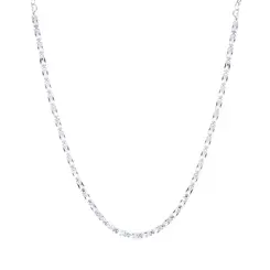 Choker Prata Leve Zircônias Retangulares