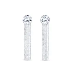 Brinco Prata Leve Precious Cascata