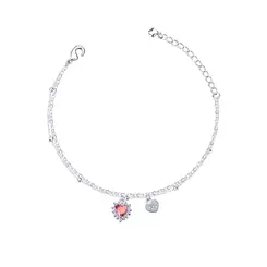 Pulseira Prata Leve Dupla Precious Encanto