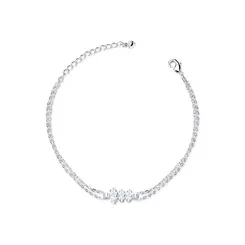 Pulseira Prata Leve Precious Eterno