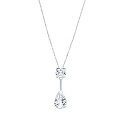 Colar Prata Leve Precious Maxi Gota