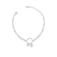 Pulseira Prata Leve Precious Circle