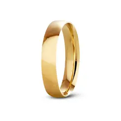 Aliança De Ouro 18K Sentimental (Unidade)