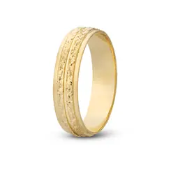 Aliança De Ouro 18K Vida (unidade)