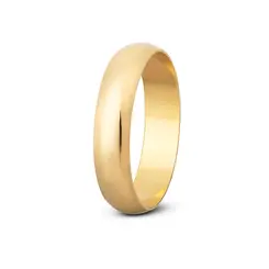 Aliança De Ouro 18K Ser Feliz