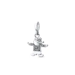 Pingente Prata Menino Zircônias