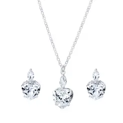 Conjunto Prata Leve Precious Coração