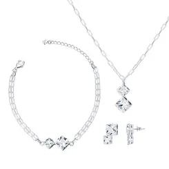 Conjunto Prata Leve Precious Ponto Luz