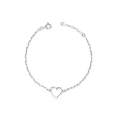 PULSEIRA PRATA CORAÇÃO