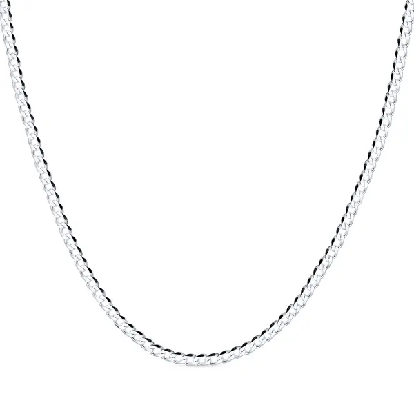Corrente Prata Grumet 60cm 2,8mm