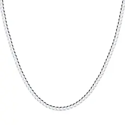 Corrente Prata Grumet 60cm 2,8mm