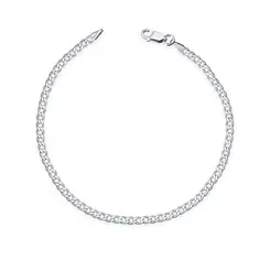 Pulseira Prata Masculina Grumet