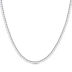 Corrente Prata Masculina Grumet 60cm 3mm