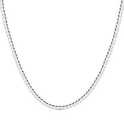 Corrente Prata Masculina Grumet 60cm 3mm