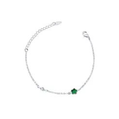 Pulseira Prata Leve Estrela Zircônia