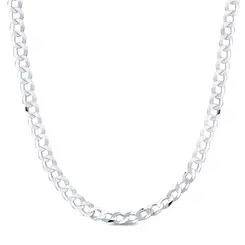 Corrente Prata Masculina Grumet 70cm 6mm