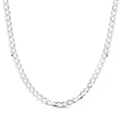 Corrente Prata Masculina Grumet 60cm 5mm