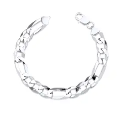 Pulseira Prata Masculina Figaro G